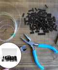 Top Notch 80 Piece Vacuum Caps Kit With Sturdy Black Rubber Screw Hole Covers For Automotive Hose Ends, Devices, Cameras, And Phones Easy Install Versatile Protection Plug Set, black caps and case