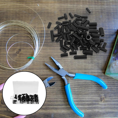 Top Notch 80 Piece Vacuum Caps Kit With Sturdy Black Rubber Screw Hole Covers For Automotive Hose Ends, Devices, Cameras, And Phones Easy Install Versatile Protection Plug Set, black caps and case