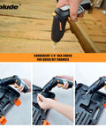 130 Piece Home Tool Kit With 3.6 Volt Cordless Screwdriver For New Home And Apartment DIY Projects College Dorm Essentials Includes Spirit Level Hammer Pliers Sockets And More For Quick Home Fixes