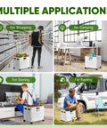 Heavy Duty Folding Utility Cart With 65L Capacity for shopping, office use, home storage, and outdoor travel applications.