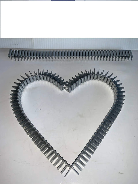 Real Deal Heavy Duty Zig Zag Springs For Furniture And Auto Upholstery Couch Repair, showing zigzag steel springs in heart shape.