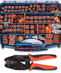 Deutsch DT Connector Kit For 2 To 12 Pin Plugs And Sockets Size 16 Contacts For 14 To 18 AWG Wire Includes Wedgelocks Sealing Plugs Plastic Contact Removal Tool DRK RT1 Pro Grade ACT LY 16DT Crimp Tool For Fast DIY Harness Builds