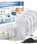 Dog Water Filter Replacement Six Pack For Petmate Replendish And Mason Gravity Waterers Boss Level Charcoal Filters