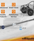 Rear Adjustable Track Bar For Ford Mustang 2005-2014, Adjustable Eye To Eye Length 1032mm To 1092mm (40.6in To 43in), PU Bushing With Grease Zerk Fitting, Centers Axle For Beef Up Handling And Smooth Ride shown with hardware