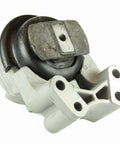 Kick Back And Rev Up Your Ride With This Built Tough Front Engine Mount Designed For 2013 To 2019 Ford Flex MkS MkT Taurus Police Interceptor Sedan 3.5 Liter V6 close-up image of the engine mount showing rubber bushing and metal bracket.
