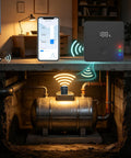 WiFi Water Level Sensor With Local Gateway And Remote App Access, Dual Mode Monitoring For Home Or On The Go, Ultra Low Power Battery Lasts Up To Six Months, Easy Setup, Real Time Alerts In App, ULS-03GP on water tank
