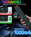 8 Gang Wireless Switch Panel For Off Road Trucks No Drill Slim Design with charging indicators and features overview