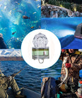 Underwater Fishing Light For Deep Drop Fishing, Waterproof Diamond Tubular Lure Lights To Attract Tuna And Swordfish, 10 Pack