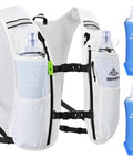 Go-To 5L Hydration Vest for Running and Cycling with Dual 500ml Soft Flasks, lightweight water backpack with pockets