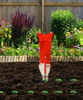 2 In 1 Seed And Fertilizer Planter For Corn Peanuts And Soybeans Hand Push With Adjustable Depth Manual Sower in garden