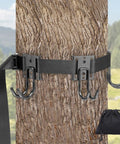 Tree Stand Gear Hangers With 3 Metal Hooks Thick Strap Bow Hanger For Hunting Metal Buckle Arrows Bag Archery Equipment Holder