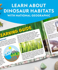 Light Up Dino Terrarium Kit For Kids Lets Them Grow Real Plants And Gemstones To Build A Prehistoric Habitat With Backdrop