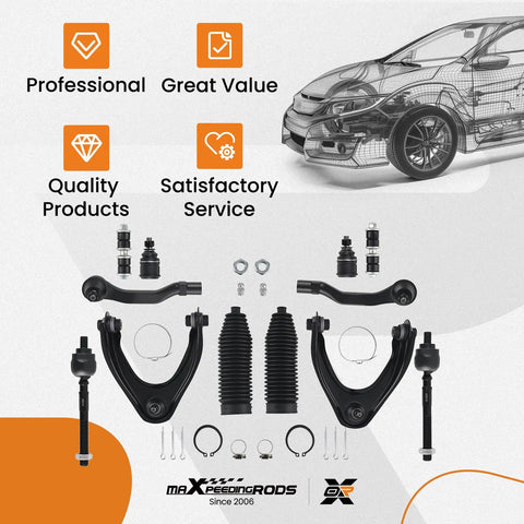 Front Upper Control Arm Kit For Honda Civic 1996 2000 Complete Suspension Upgrade With Upper Ball Joints Lower Ball Joints