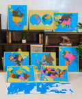 Kid Friendly Montessori USA Map Puzzle For Kids Large Wooden United States Map With All 50 States Geography Learning Tool