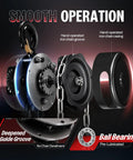 Hand Chain Hoist 1 Ton Capacity With 10 Ft Chain 2 Beefy Heavy Duty Hooks Manual Chain Fall showing gears and ball bearings