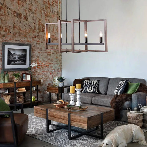 Modern Farmhouse Chandelier for Dining Room and Living Room, Large Contemporary Kitchen Lighting Fixture That Elevates Your Decor