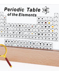 83 Real Element Samples Periodic Table Kit With Wooden Stand And Magnifying Glass Hands On Acrylic Element Display