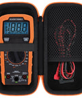 Rugged Hard Case For Klein Tools Digital Multimeters MM325 MM420 MM460S MM400 MM300 with meter and probes inside