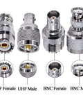 4 Pack UHF PL259 To BNC Coax Connector Kit With Gold Plated Copper And Nickel Brass Adapters For CB Radio Antennas And Extension Cables