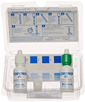Hella Precise Copper Test Kit For Pools And Aquariums You Will Dig How Easy This Works Without Any Sweat The Real Deal Ec70 Reference Style Testing Tool with two bottles and color comparator.