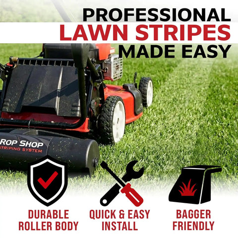 Lawn Striping Kit For Toro 21 Inch And 22 Inch Walk Behind Mowers With Weighted Rear Roller Delivers Bold Pro Stripes