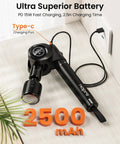 Heat And Cold Therapy Massage Gun With Deep Tissue Percussion For Muscle And Neck Pain Relief, charging on table