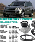 Mercedes Benz Serpentine Drive Belt Tensioner Kit With Idler Pulley For 2006 2011 ML350 GL450 G550 SLK300 C280 GLK350 E350 CL550 S550