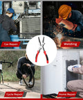 Heavy Duty MIG Welding Pliers With Insulated Handle Long Nose Wire Cutter for car, cycle, home repair, and welding tasks