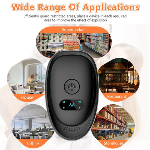 Advanced Ultrasonic Pest Repeller Indoor For Spiders Bugs Roaches Rats And Mice Plug In Rodent And Insect Deterrent For Home