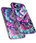 Full Body Skin Decal Wrap Kit For iPhone 11 Spiral Tie Dye V3 With Air Release Adhesive Bubble Free Application Ultra Smooth Silk Finish