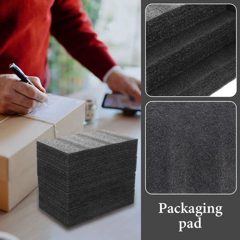 Heavy Duty Black Epe Foam Boards Pack Of 4 Multi Use Foam Inserts For Fast Packing And Shipping Supplies Tear Resistant And Tearable