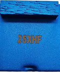 9 Piece Pro Diamond Grinding Shoes Set With Extra Soft Bond For Extra Hard Floors, 25 Grit Rectangle Segments, XS Bond back view