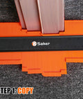 Contour Gauge Tool For Woodworking And DIY With Lock, Pro Grade Shape Duplicator used for accurate copying of trim shape