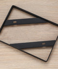8 Piece L Shaped Metal Shelf Brackets For Wall Mounts Heavy Duty Support For Floating Shelves, Iron with Rust Resistant Finish