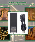 Four Channel 12V 5A DIN Rail CCTV Power Supply Adapter With LED Indicator Four Way Distribution Auto Sensing Over Voltage Under Voltage Protection Overload And Short Circuit Protection UL Listed, black power adapter with cord