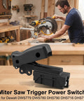 Overhang Miter Saw Trigger Switch Replacement with Large Button for Heavy Duty Power Tools in workshop setting
