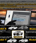 Screenshot of Tesla controls showing CCS adapter support enabled for Badass Heavy Duty CCS1 And J1772 To NACS Adapter.
