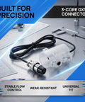 Hand Switch For Fluid Dispensing Machines With 3 Pin Wired Manual Trigger Handle Durable Compact Lightweight Plastic Replacement Part with GX16 connector