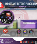 Instructional image for using 2 Pack Remote For LiftMaster 371LM And Chamberlain 950CD Garage Door Opener Works With Purple Learn Button 2005 To 2013 Security Rolling Code Replacement For 371LM And 950CD