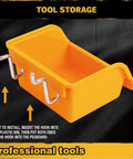 Pegboard Bins Organizer Set 24 Pack Kickass Durable Storage Trays for screws, nuts, bolts with hooks for standard pegboards.