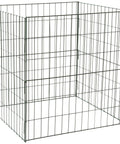 30 Inch Open Wire Mesh Compost Bin With Front Access Door For Outdoor Use, showing wire structure and open design