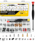 Holy Grail 168 Piece Computer Fastener Kit Featuring Brass Spacers Magnetic Drivers And Every Necessary M2 M3 Screw for PC upgrades and repairs.