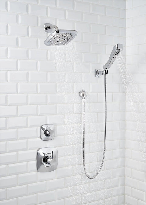 Tesla 3 Function Diverter Trim Without Valve Chrome For Shower Systems Trim Kit Only With 2 Individual Positions