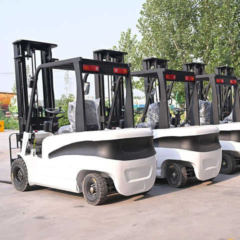 Compact Electric Forklift Stacker For Tight Spaces And Heavy Loads Smooth warehouse workhorse with sturdy build and reliable design.