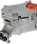 Patented Beefed Up PTU Power Transfer Unit Assembly For Ford And Lincoln Vehicles With Heat Shield Upgrade For Better Heat Resistance And Durable OE Fix Replacement, silver with orange seal