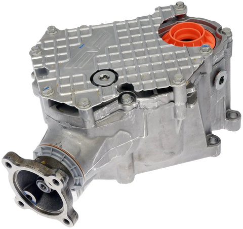 Patented Beefed Up PTU Power Transfer Unit Assembly For Ford And Lincoln Vehicles With Heat Shield Upgrade For Better Heat Resistance And Durable OE Fix Replacement, silver with orange seal