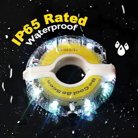 Rechargeable LED Bike Wheel Light A16 7 Color Spoke Light With 16 Modes Waterproof IP65 rating