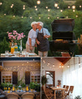 Outdoor String Lights 25 Feet G40 Globe Bulbs With 27 Edison Glass Bulbs Plus 2 Spares lighting backyard patio and porch