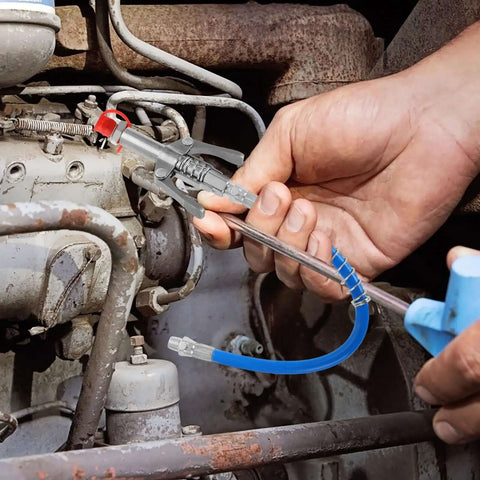Essential Grease Fitting Caps Replacement Kit featuring 20 Sets Of Precision Iron And Rubber Zerk Nipples For Heavy Duty Vehicle Hydraulic Systems With Easy Grip And Leak Free Sealing Design That Saves You Time And Money, hand fitting cap on hydraulic line
