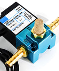 12V 5.4W 3-Port Electronic Boost Control Solenoid Valve With Carbon Steel Body And Brass Fittings, 6mm Threaded Connector, Model 35A-AAA-DDBA-1BA